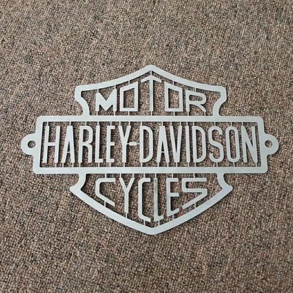 Harley-Davidson Other - Harley Davidson Stainless Steel Sign